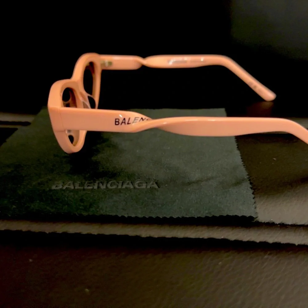 Balenciaga Pink Cat Eye Sunglasses